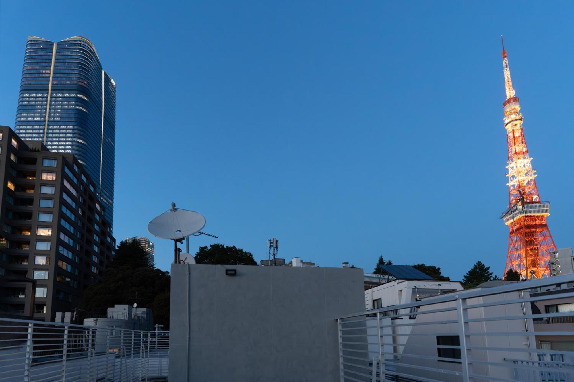 Azabu Modern House The Tokyo Tower Can Be Seen From The Villa 500M2 Eksteriør billede